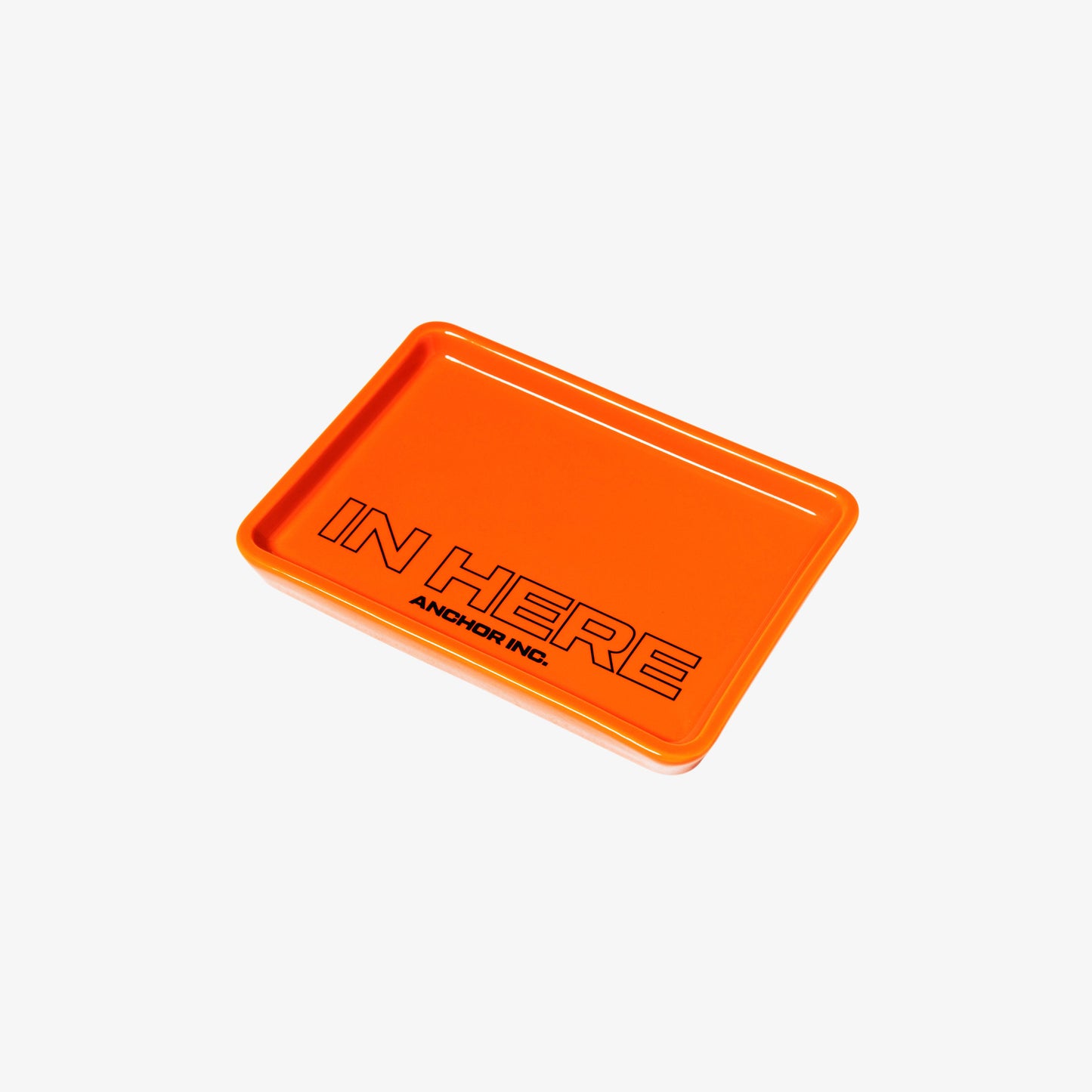 IN HERE CERAMIC TRAY ORANGE