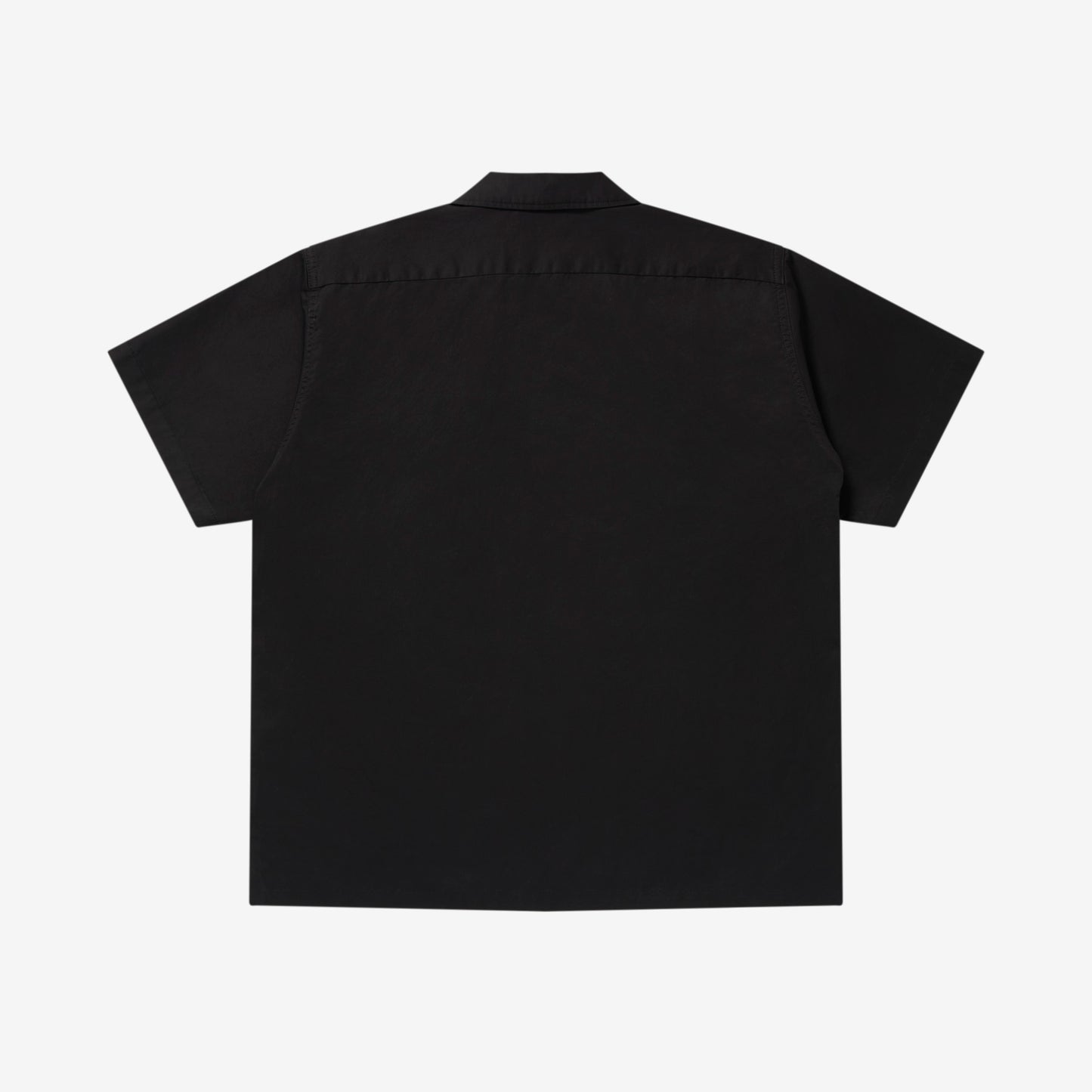 Anchor inc. S/S Open Collar Shirt BLACK