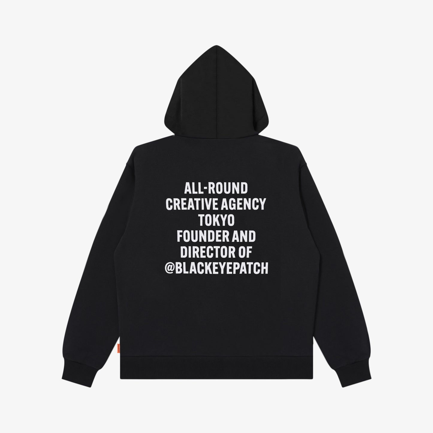 COMPANY PROFILE ZIPUP HOODIE BLACK