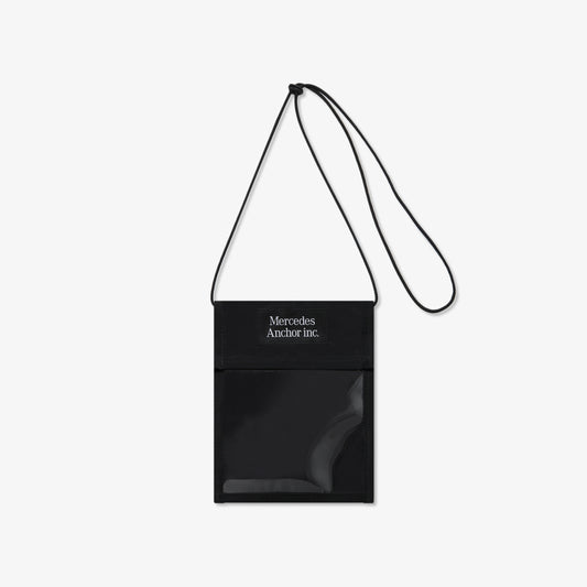 NYLON NECK POUCH BLACK