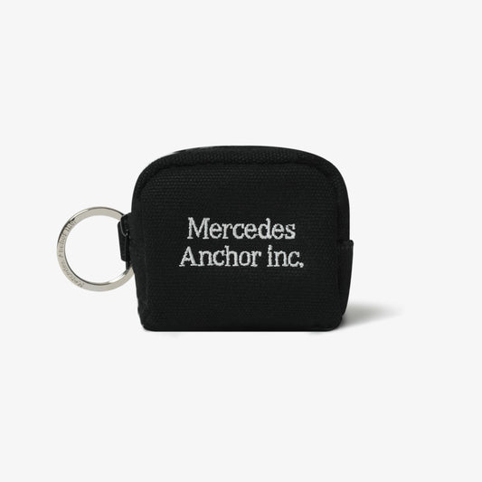 MINI CANVAS POUCH KEYCHAIN BLACK