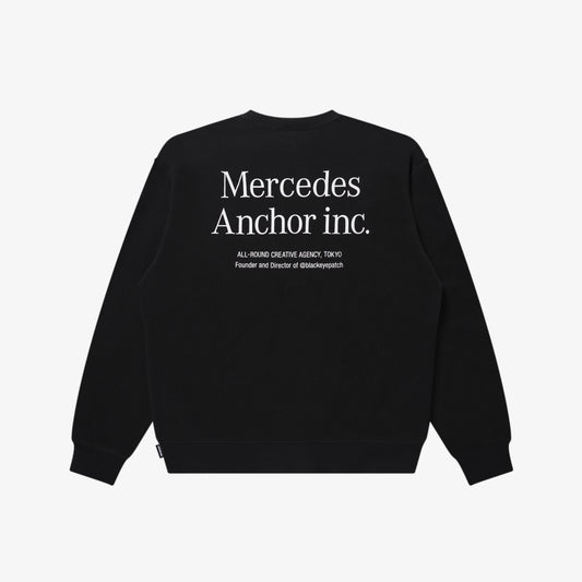 LOGO CREW SWEAT BLACK