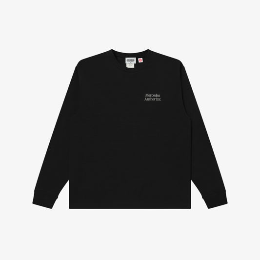 CRC LOGO L/S TEE BLACK