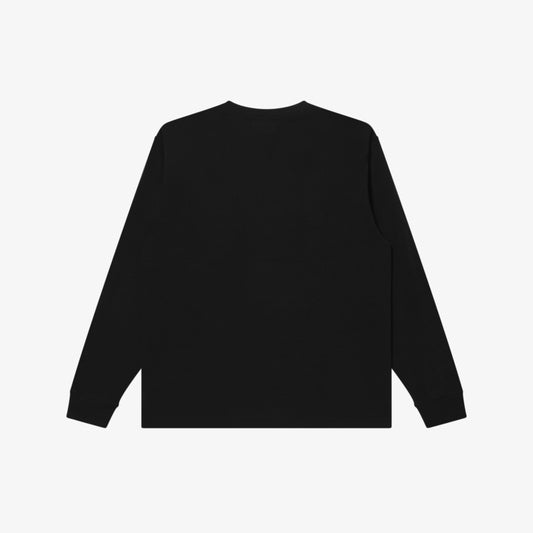 CRC LOGO L/S TEE BLACK