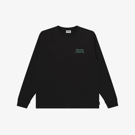 LOGO L/S TEE BLACK
