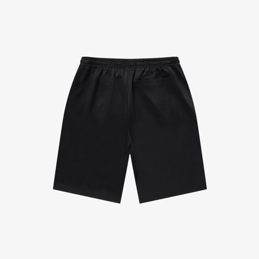 SPORT LOGO JERSEY SHORTS BLACK