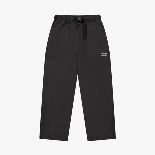 BELTED PANTS BLACK