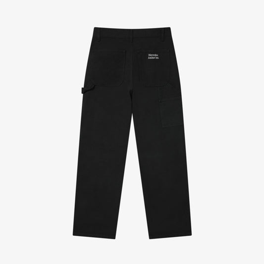 LOGO CARPENTER PANTS BLACK