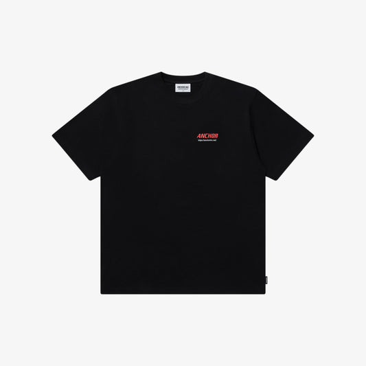 NETWORK LOGO TEE BLACK