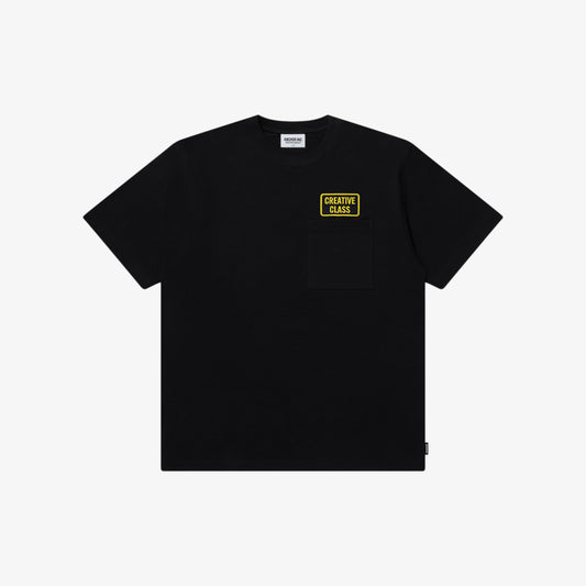 CREATIVE CLASS POCKET TEE BLACK