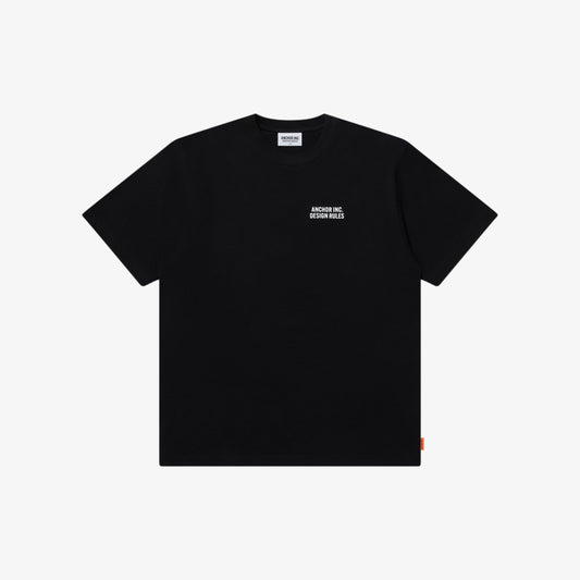 DESIGN RULES TEE BLACK