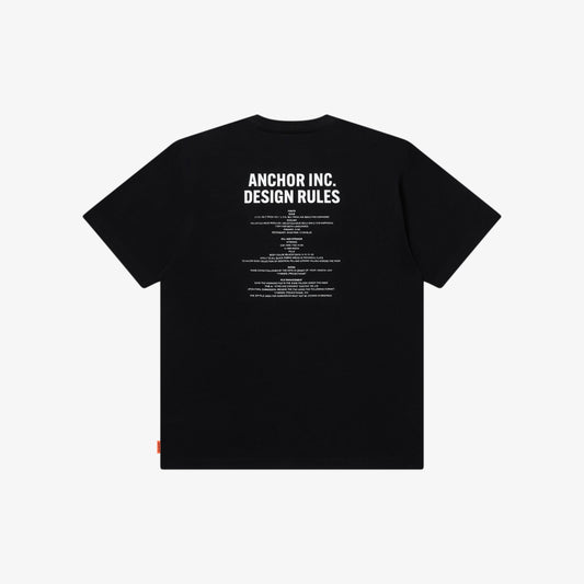 DESIGN RULES TEE BLACK