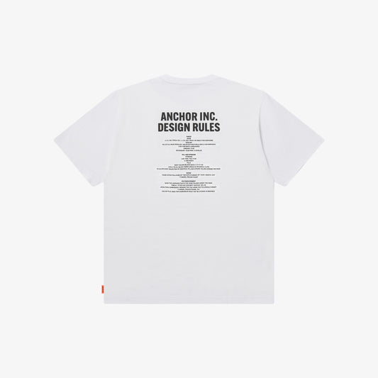 DESIGN RULES TEE WHITE