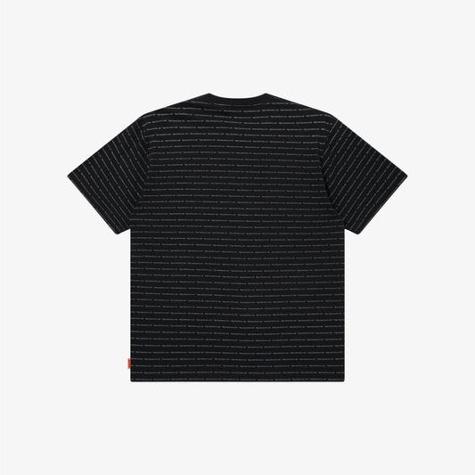 URL STRIPED TEE BLACK
