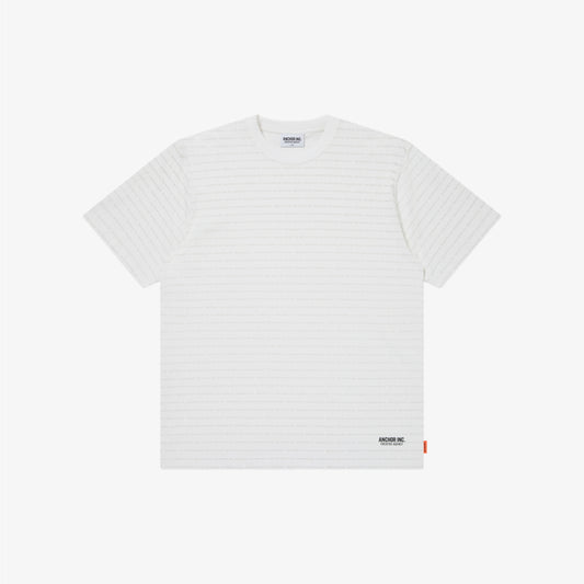 URL STRIPED TEE WHITE