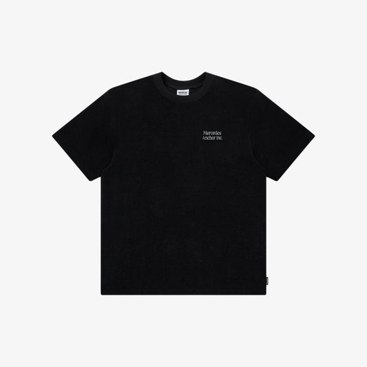 LOGO PILE TEE BLACK