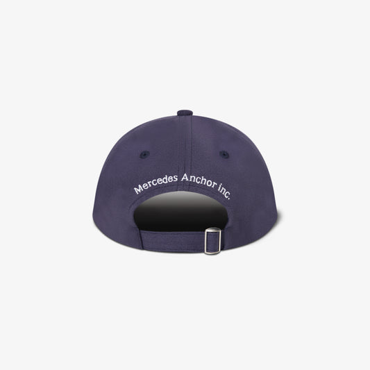 OVAL LOGO EMBROIDERED CAP NAVY
