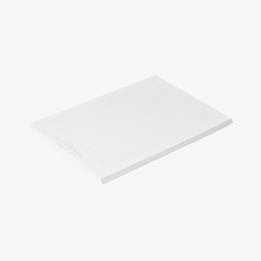 GRID MEMO PAD WHITE