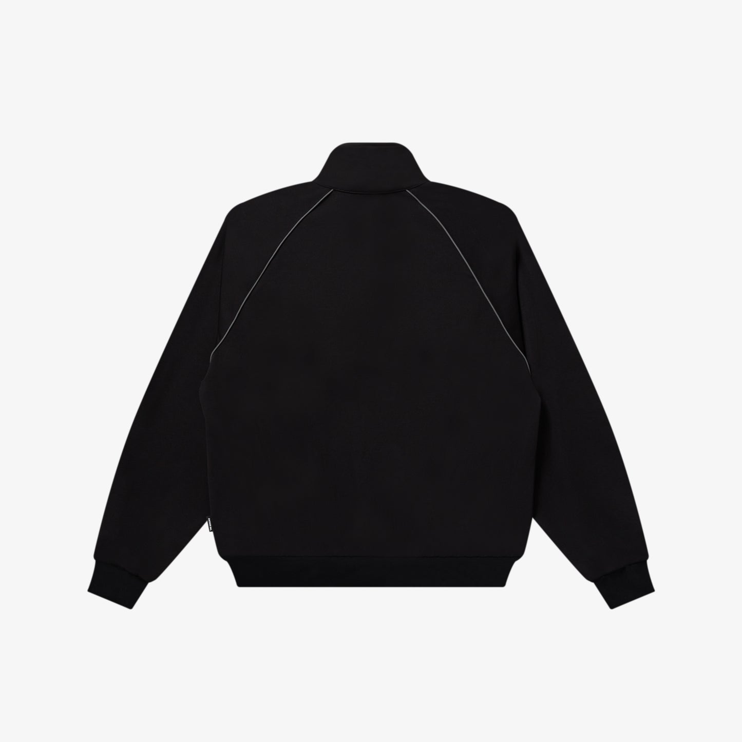 REFLECTIVE SPORT POLY TRACK JACKET BLACK