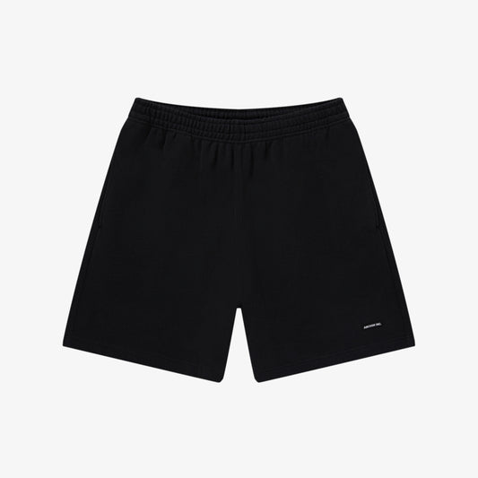 BOLD LOGO PATCHED SWEAT SHORTS BLACK