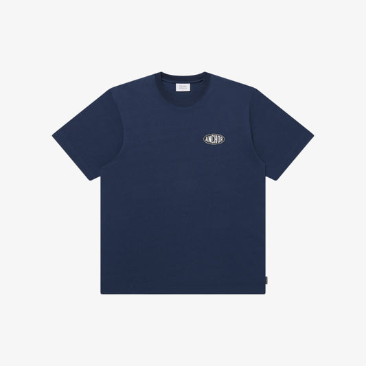 OVAL LOGO TEE NAVY