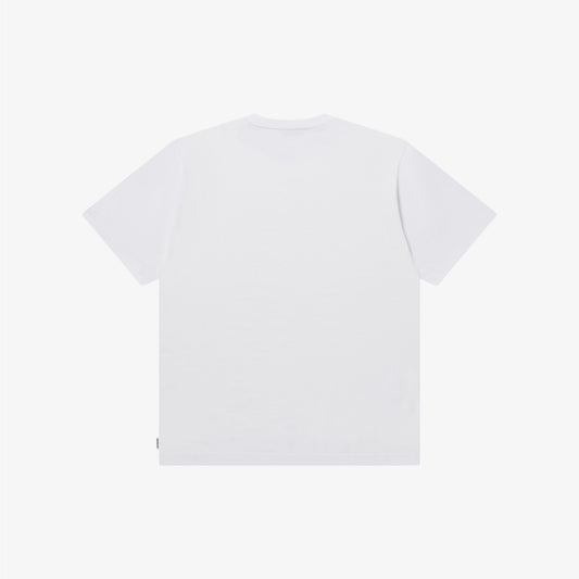 SMALL LOGO POCKET TEE WHITE