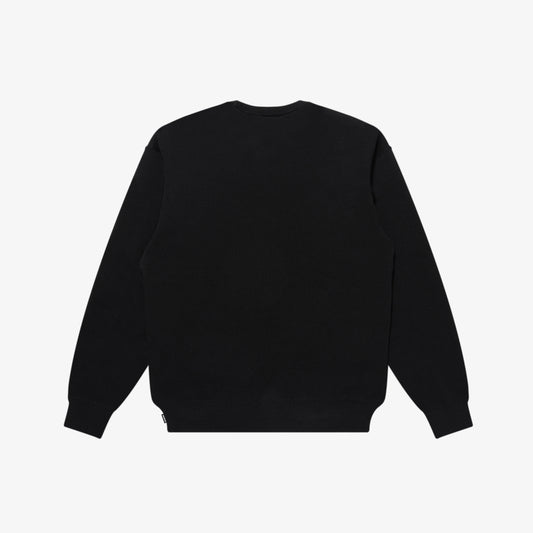 V-DAY PATCHED KNIT SWEATER BLACK