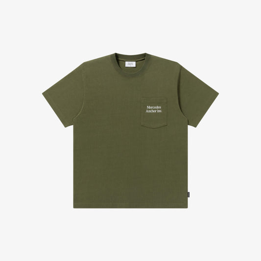 LOGO POCKET TEE OLIVE