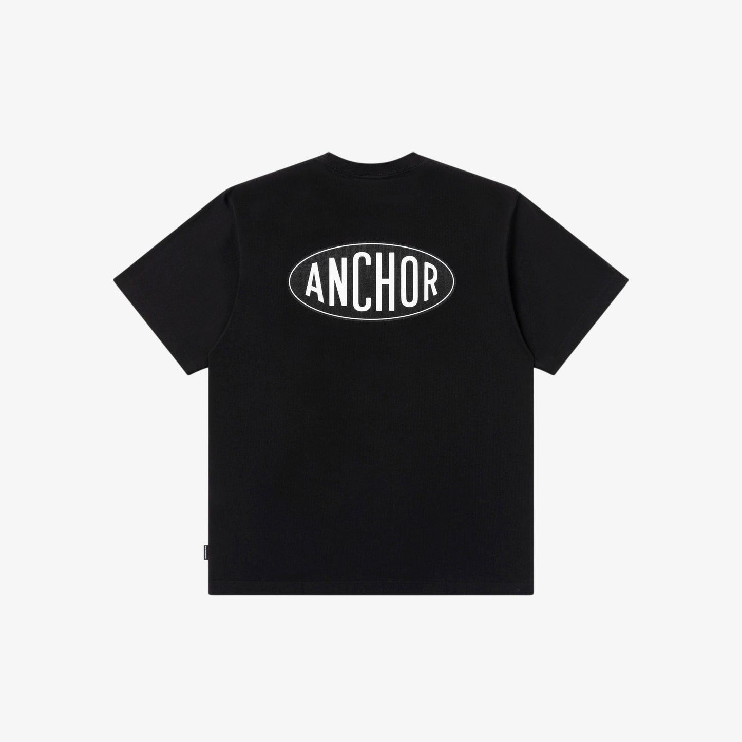 Anchor Inc. Oval Logo Tee BLACK