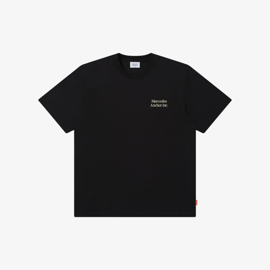 GLOW LOGO TEE BLACK