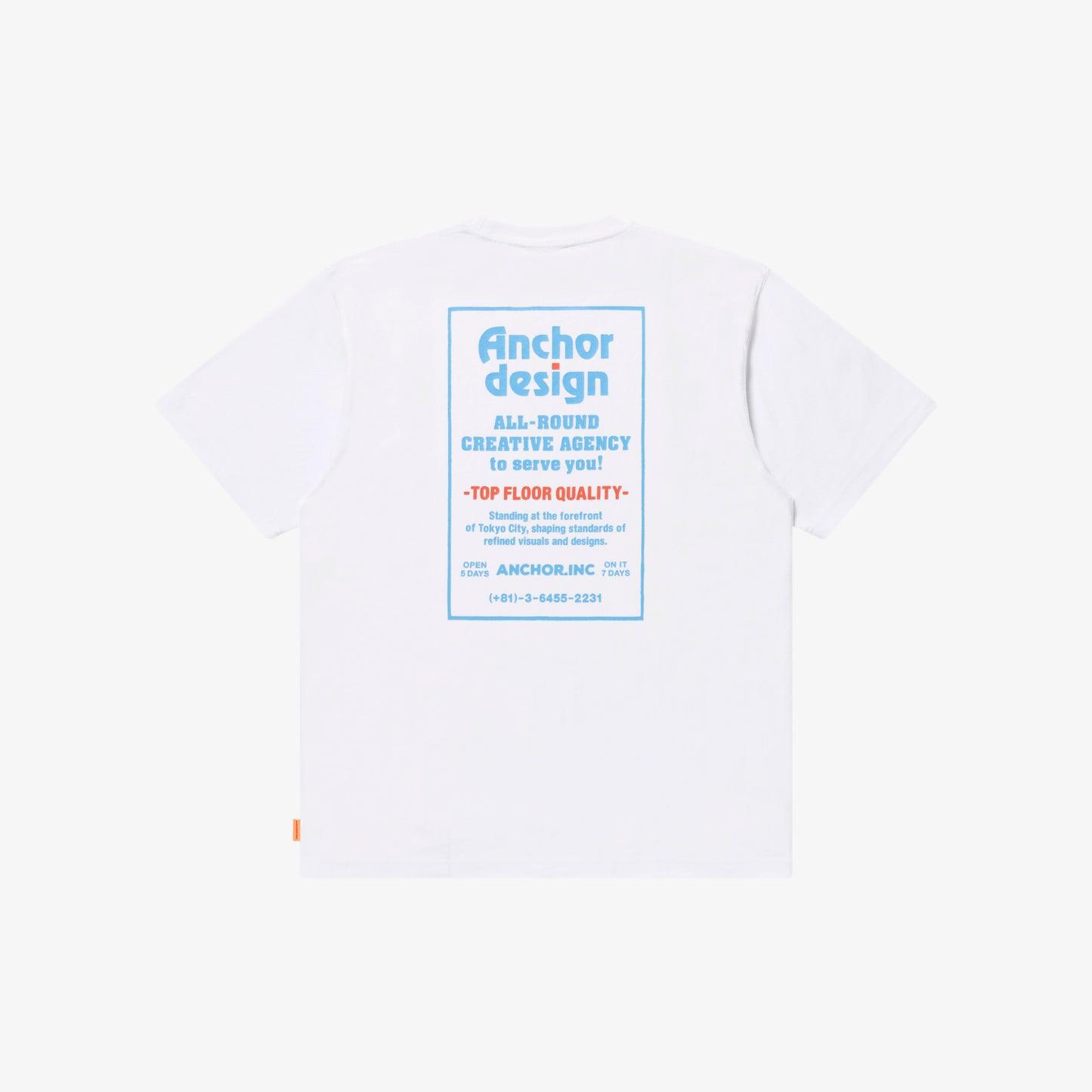 Anchor inc. Advertising Tee WHITE