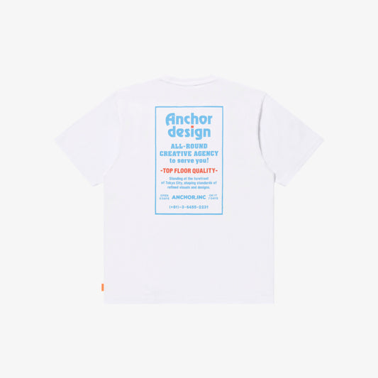 Anchor inc. Advertising Tee WHITE