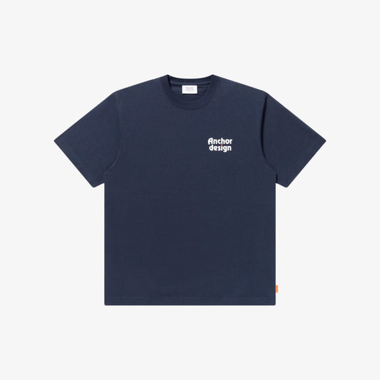 Anchor inc. Advertising Tee NAVY