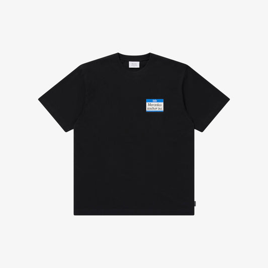 Anchor inc. LABEL Tee BLACK