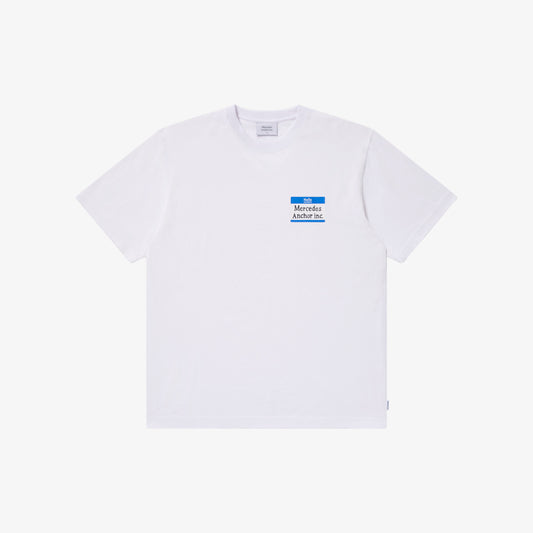 Anchor inc. LABEL Tee WHITE