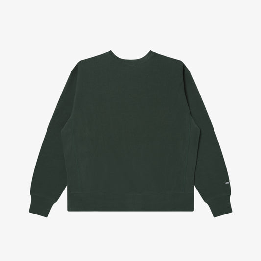 REVERSE WEAVE® INTERNET CREW SWEAT DARK GREEN