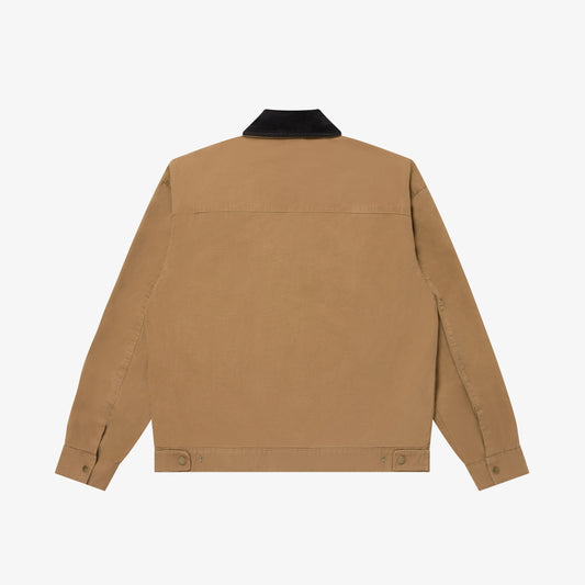 BOLD LOGO DUCK JACKET BROWN