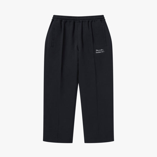 WOOLY TRACK PANTS D.NAVY/WHITE