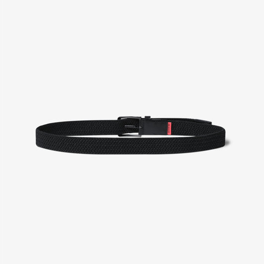 CORD WOVEN BELT BLACK