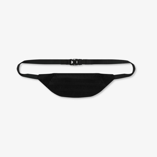 LIGHT WEIGHT NYLON WAIST POUCH BLACK