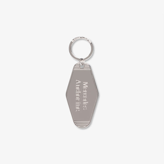 TOP FLOOR METAL MOTEL KEYCHAIN SILVER