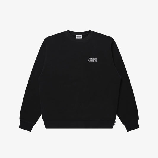 LOGO CREW SWEAT BLACK