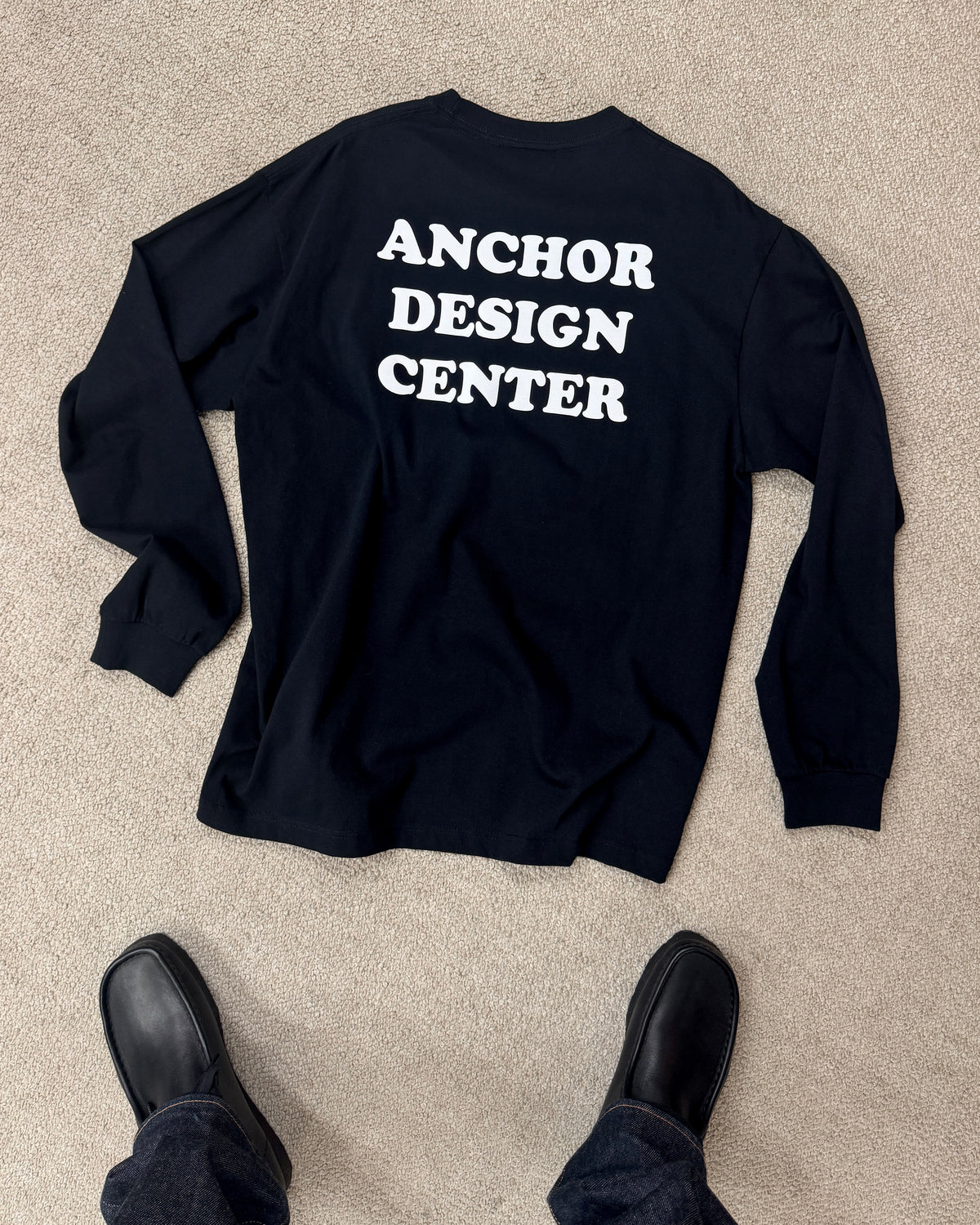 DESIGN CENTER L/S TEE HEATHER GRAY