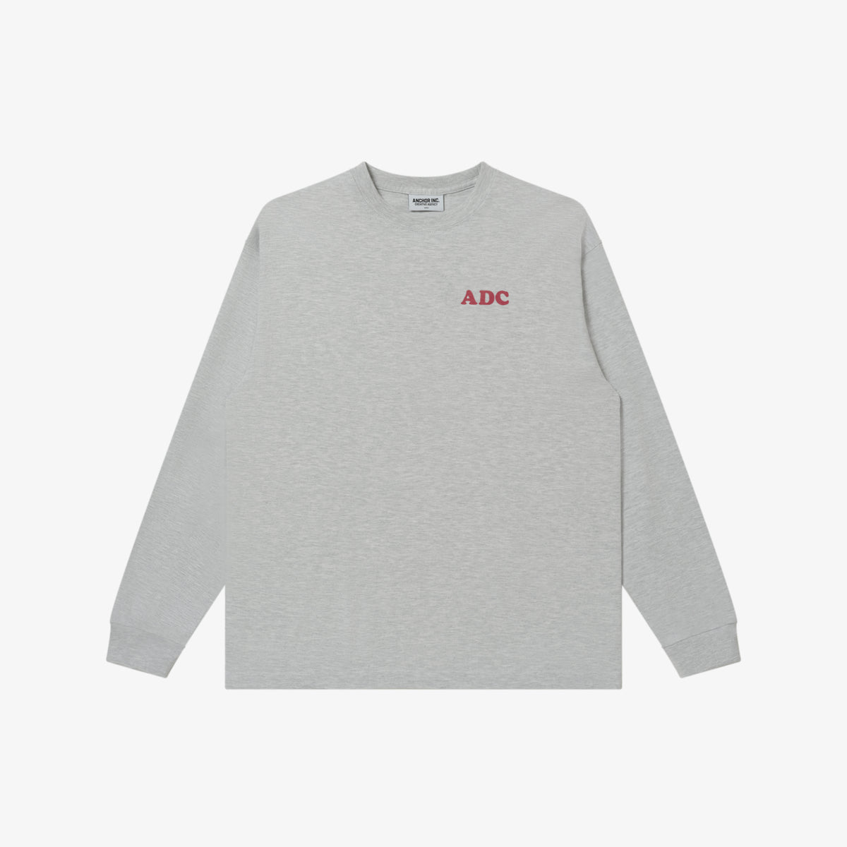 DESIGN CENTER L/S TEE HEATHER GRAY