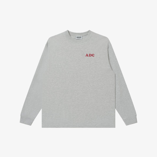 DESIGN CENTER L/S TEE HEATHER GRAY