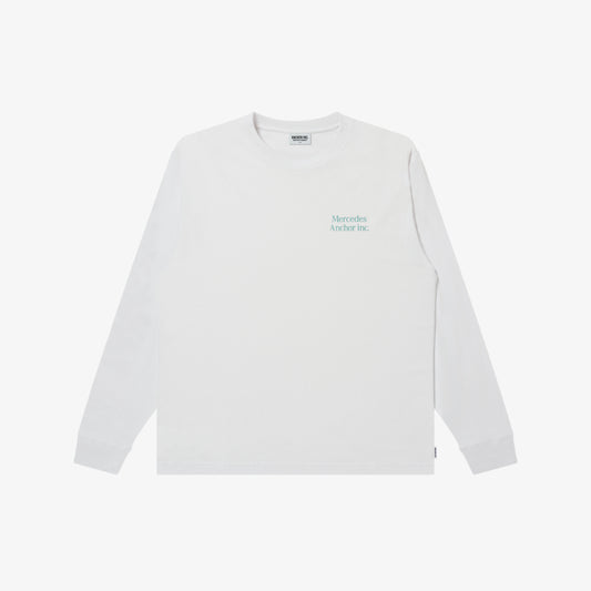 LOGO L/S TEE WHITE