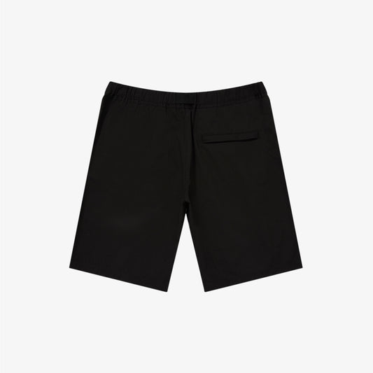 RIPSTOP COTTON BELTED SHORTS BLACK