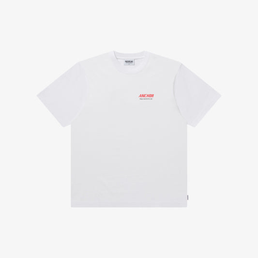 NETWORK LOGO TEE WHITE