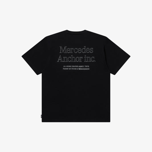 OUTLINE LOGO TEE BLACK