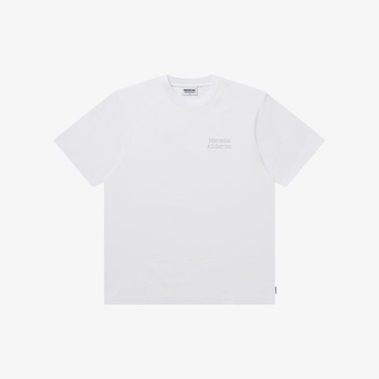 OUTLINE LOGO TEE WHITE